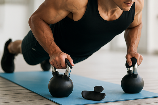 Man working of and have strong grip with the help of Coregrip trainer