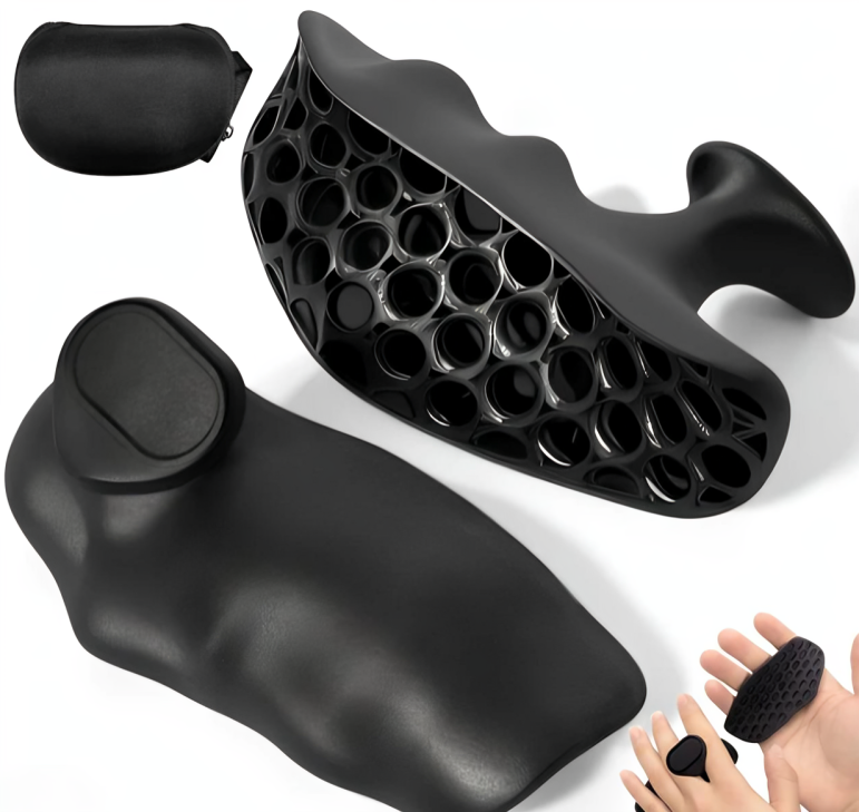 Black CoreGrip Trainer with ergonomic grip handles for core workouts