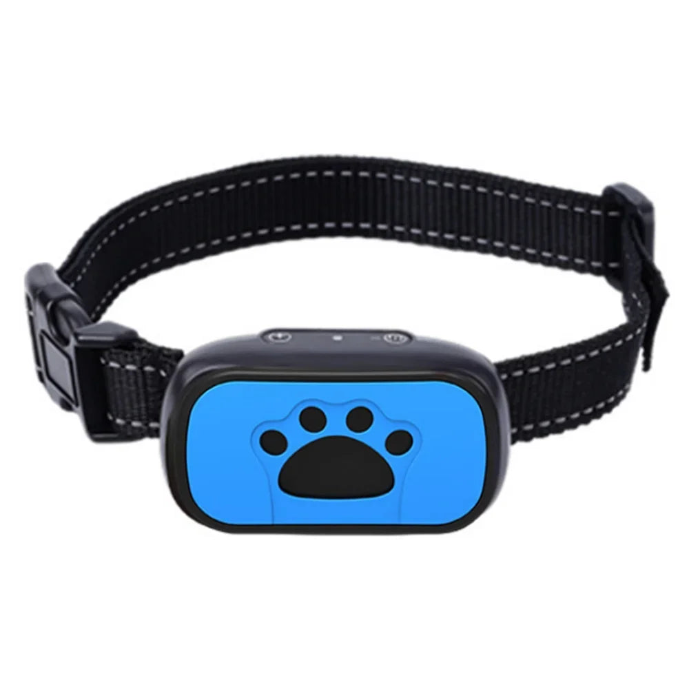 HushTail HushTail– Train Gently. Love Loudly collar Close up Blue Colour