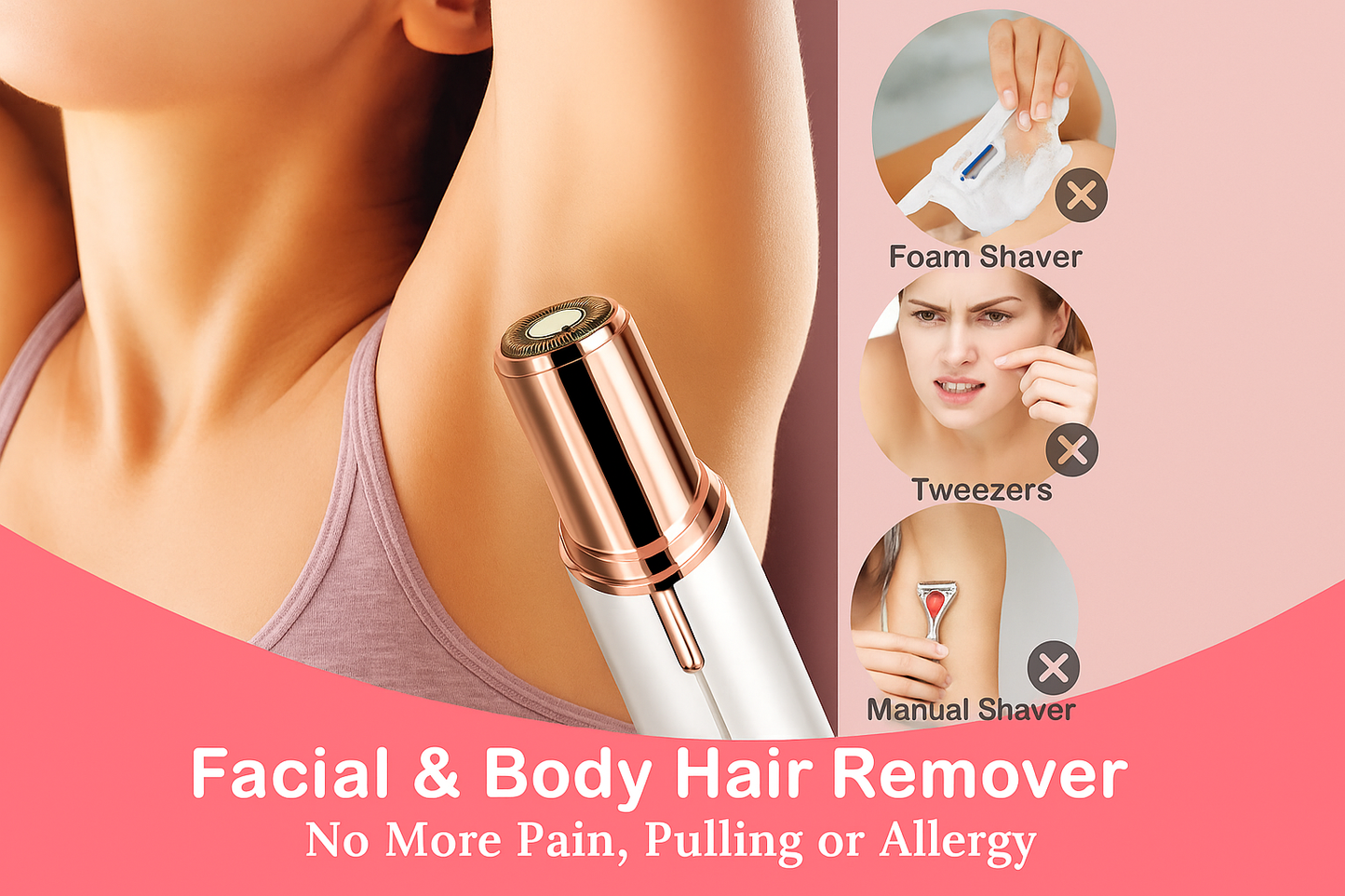 Enhanced Facial & Body Hair Remover