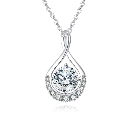 Lumière Twist Moissanite Necklace