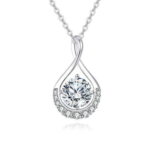 Lumière Twist Moissanite Necklace