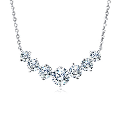 Celeste Seven-Stone Zircon Necklace