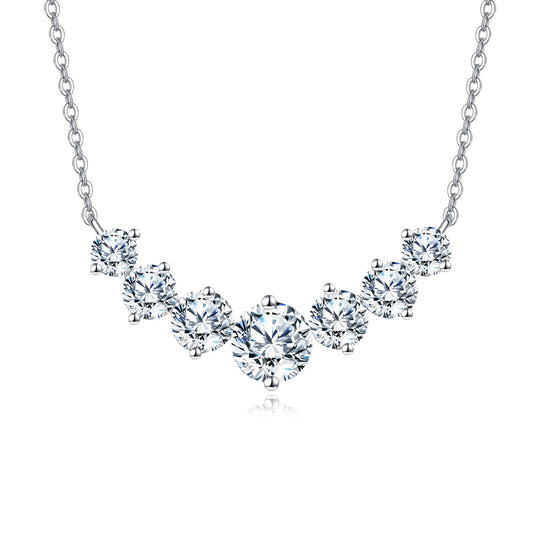 Celeste Seven-Stone Zircon Necklace
