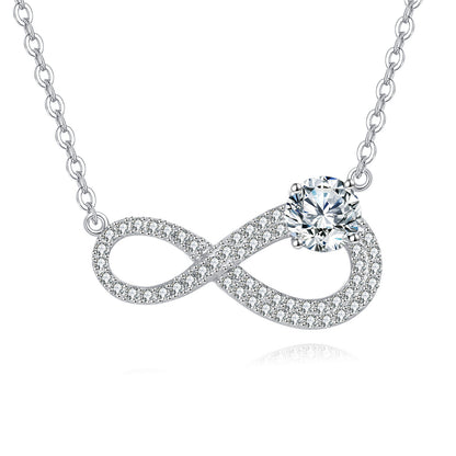 Infinity Moissanite Necklace