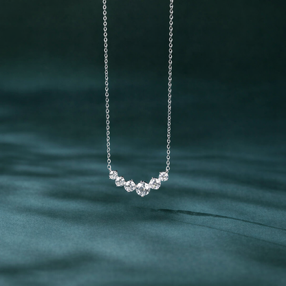 Celeste Seven-Stone Zircon Necklace