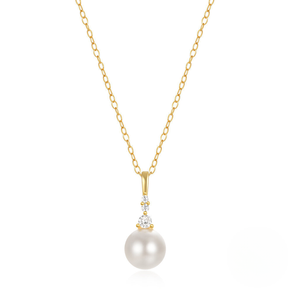 Pearl & Zircon Layering Choker Necklace