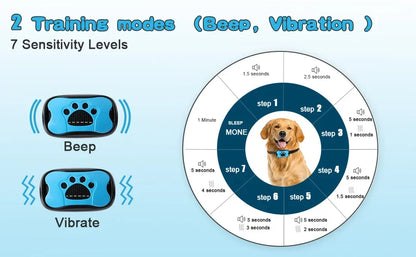 HushTail anti-bark collar product features and gentle training technology