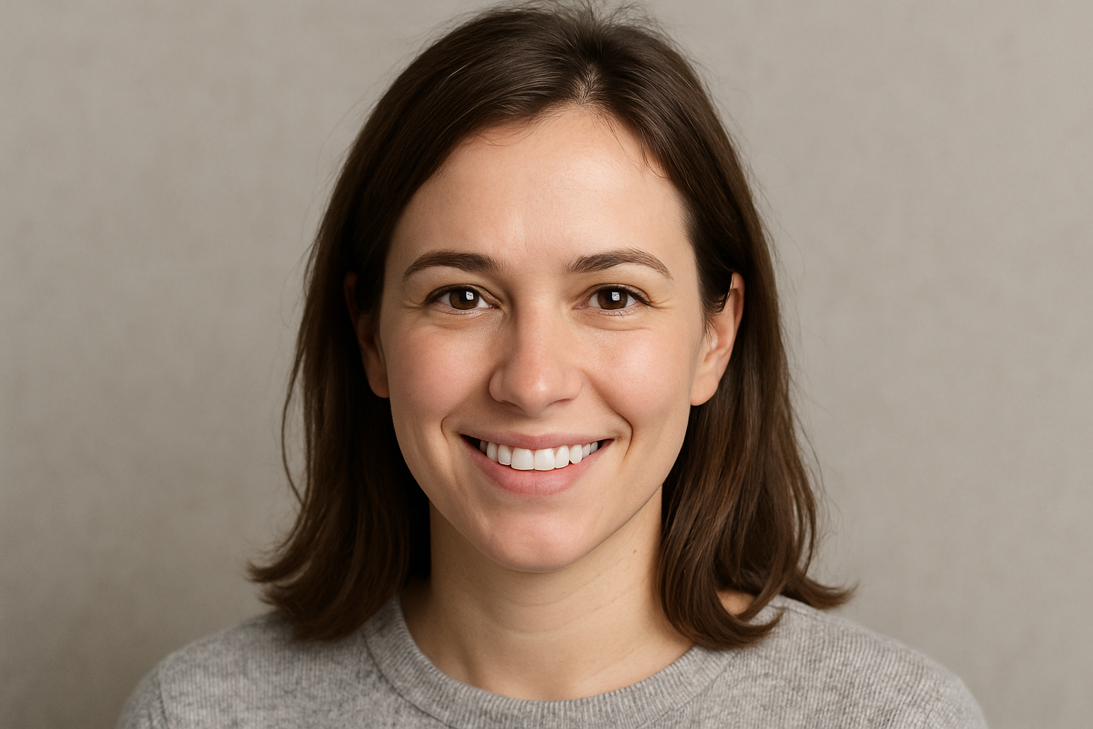 Caucasian woman in her early 30s